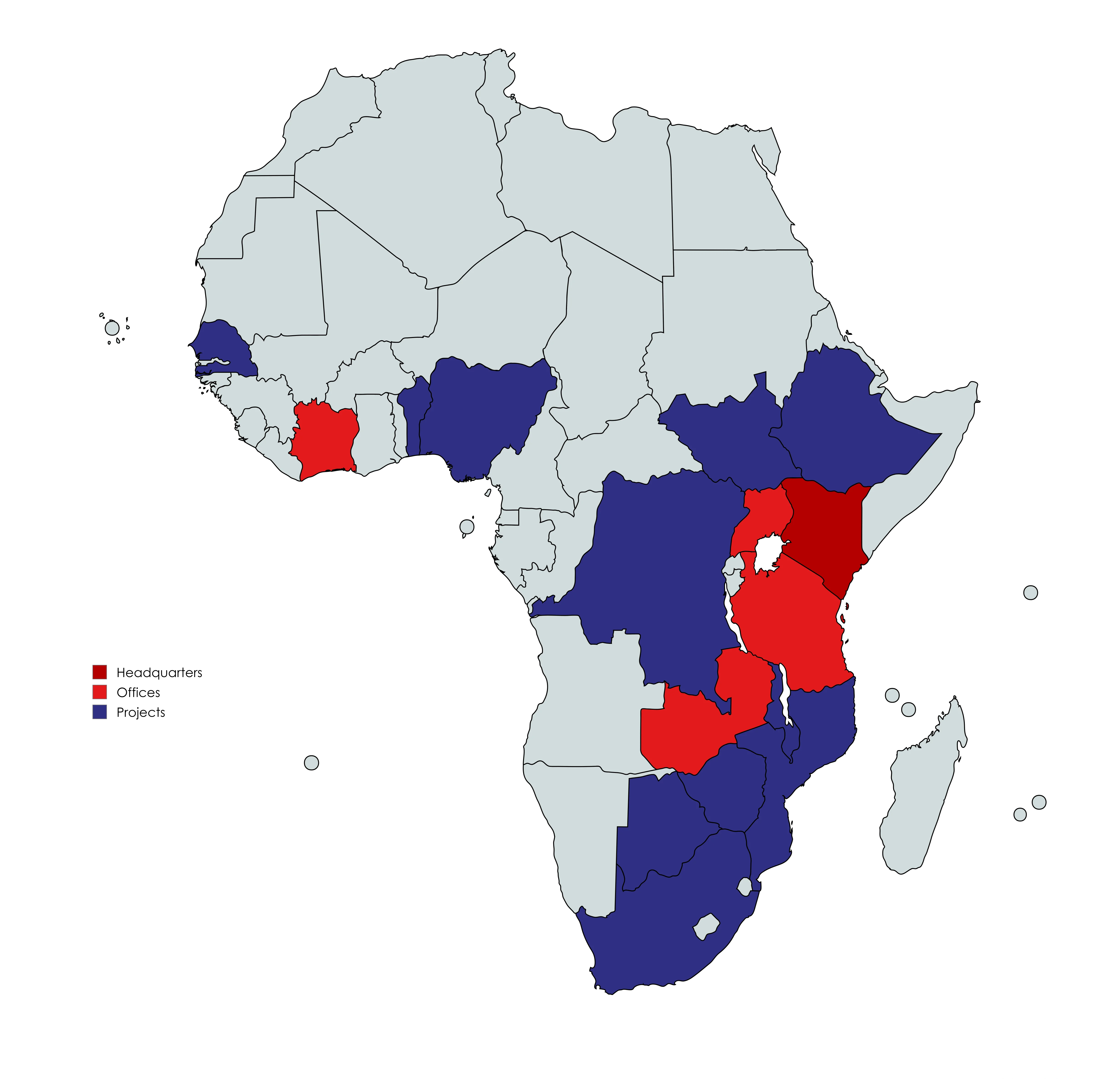 Spenomatic Group Africa Operational Footprint Map